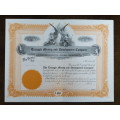Triangle Mining and Development Company, Stock Certificate, 1912, Unissued - Uncirculated