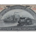 1898 New York Central and Hudson River Railroad, $1000 Gold Bond Certificate