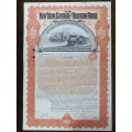 1898 New York Central and Hudson River Railroad, $1000 Gold Bond Certificate 7767