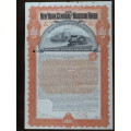 1898 New York Central and Hudson River Railroad, $1000 Gold Bond Certificate 7784
