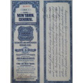 1921 New York Central Railroad Company, $1000 Bond Certificate M14609