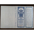 1921 New York Central Railroad Company, $1000 Bond Certificate M70424