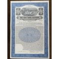 1921 New York Central Railroad Company, $1000 Bond Certificate M14356