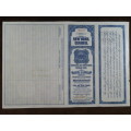 1921 New York Central Railroad Company, $1000 Bond Certificate M14606