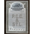 1925 Pittsburgh Cincinati Chicago and St Louis Railroad Company, $1000 Gold Bond Certificate 5955