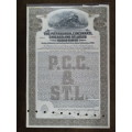 1925 Pittsburgh Cincinati Chicago and St Louis Railroad Company, $1000 Gold Bond Certificate 19370