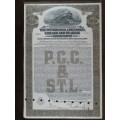 1925 Pittsburgh Cincinati Chicago and St Louis Railroad Company, $1000 Gold Bond Certificate 25564