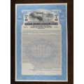 1927 Cleveland Cincinnati Chicago and St Louis Railway Company, $1000 Bond Certificate M35550