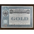 1902 The Michigan Central Railroad Company, $1000 Gold Bond Certificate 5571