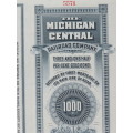 1902 The Michigan Central Railroad Company, $1000 Gold Bond Certificate 5571