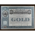 1902 The Michigan Central Railroad Company, $1000 Gold Bond Certificate 4426