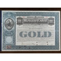 1902 The Michigan Central Railroad Company, $1000 Gold Bond Certificate 4427