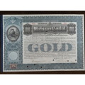 1902 The Michigan Central Railroad Company, $1000 Gold Bond Certificate 4525