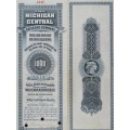1902 The Michigan Central Railroad Company, $1000 Gold Bond Certificate 4446