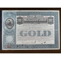 1902 The Michigan Central Railroad Company, $1000 Gold Bond Certificate 4444