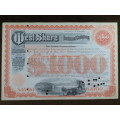 1927 West Shore Railroad Company, $1000 Bond Certificate M48871