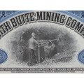 1929 North Butte Mining Company, Stock Certificate, 4 Shares , F8696