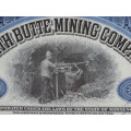 1932 North Butte Mining Company, Stock Certificate, 20 Shares , F13554