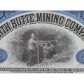 1932 North Butte Mining Company, Stock Certificate, 50 Shares , F13526