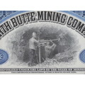 1929 North Butte Mining Company, Stock Certificate, 20 Shares , F8964