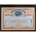 1906 North Butte Mining Company, Stock Certificate, 100 Shares , A6466