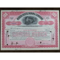 1929 North Butte Mining Company, Stock Certificate, 100 Shares , C12784