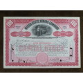 1929 North Butte Mining Company, Stock Certificate, 100 Shares , C9151