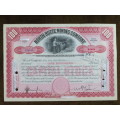 1936 North Butte Mining Company, Stock Certificate, 100 Shares , C24100