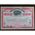 1928 North Butte Mining Company, Stock Certificate, 100 Shares , C8882