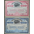 1929 Set of 2 North Butte Mining Company, Stock Certificate, 150 Shares , C11537