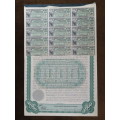 1885 West Shore Railroad Company, $1000 Bond Certificate With  Coupons 1922