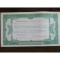 1924 WEstern Union Mining Company, Stock Certificate, 1000 Shares , 3111