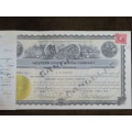 1924 WEstern Union Mining Company, Stock Certificate, 1000 Shares , 3112