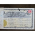 1924 Western Union Mining Company, Stock Certificate, 1000 Shares , 3121