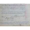 1901 Plume And Atwood Manufacturing Company, Stock Certificate, 90 Shares , 218