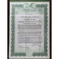 1919 City of Great Falls - South Side Sewer Bond, $1000 Bond, 193