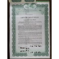 1919 City of Great Falls - South Side Sewer Bond, $1000 Bond, 129