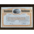 1924 Consolidated Water Company , Stock Certificate, 200 Shares, B1298