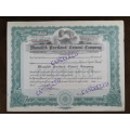 1923 Monolith Portland Cement Company, Stock Certificate, 8 Shares, 4332