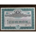 1907 Hydraulic-Press Brick Company, Stock Certificate, 2 Shares, C408