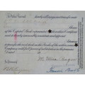 1907 Hydraulic-Press Brick Company, Stock Certificate, 2 Shares, C408