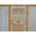 1931 Auburn Placer Mining Company, Stock Certificate, 200 Shares, 78