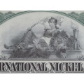 1917 International Nickel Company, Stock Certificate, 4 Shares, SN2014