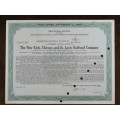 1947 New York Chicago and St Louis Railroad Company, Stock Certificate, 5 Shares, 15470