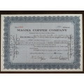 1919 Magma Copper Company, Stock Certificate, 100 Shares, 15865