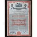 1948 St Louis San Francisco Railway Company, $1000 Bond Certificate RM1012