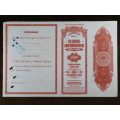 1948 St Louis San Francisco Railway Company, $1000 Bond Certificate RM1013