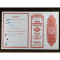 1948 St Louis San Francisco Railway Company, $1000 Bond Certificate RM1014