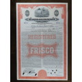 1948 St Louis San Francisco Railway Company, $1000 Bond Certificate RM1016