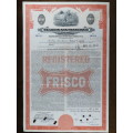 1948 St Louis San Francisco Railway Company, $1000 Bond Certificate RM1018